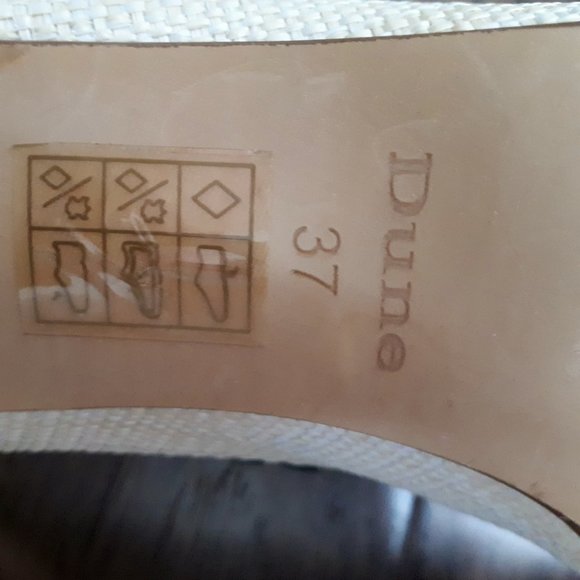 Dune London High Heels Brown Black Cream - Picture 9 of 9